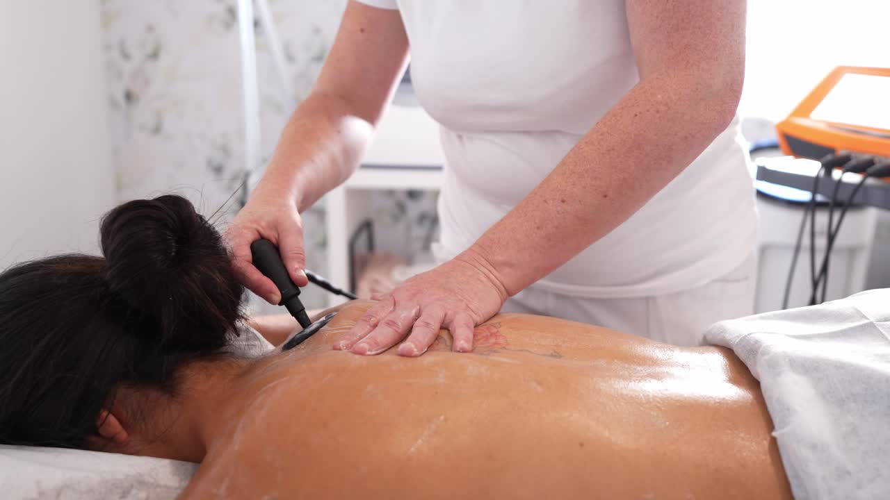 Massage terapi session