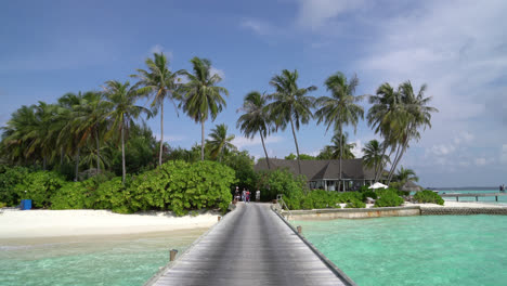 tropical beach and sea in maldives