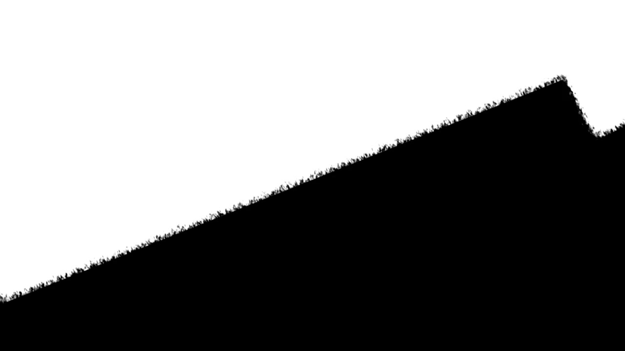 Effetto di transizione astratto con dissolvenza diagonale e bordo strutturato