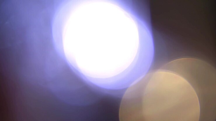 Abstracte Lichtlekken en Lensflare Overlay