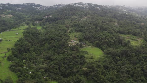 Scenic-View-of-Wilderness-Of-Beautiful-Natural-Landscape-In-Nagaland,-India