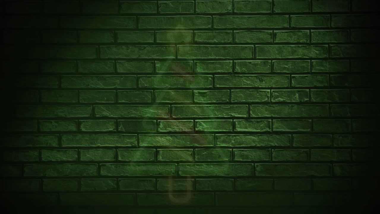 크리스마스 트리 위 에 있는 벽돌 벽 의 애니메이션