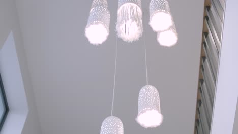 luces de colgante. iluminación cerámica. 7 tonos de techo. lámparas colgantes. luces de techo, candelabro moderno.