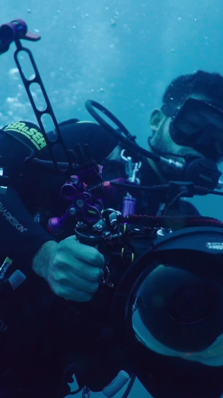 Underwater scuba diver