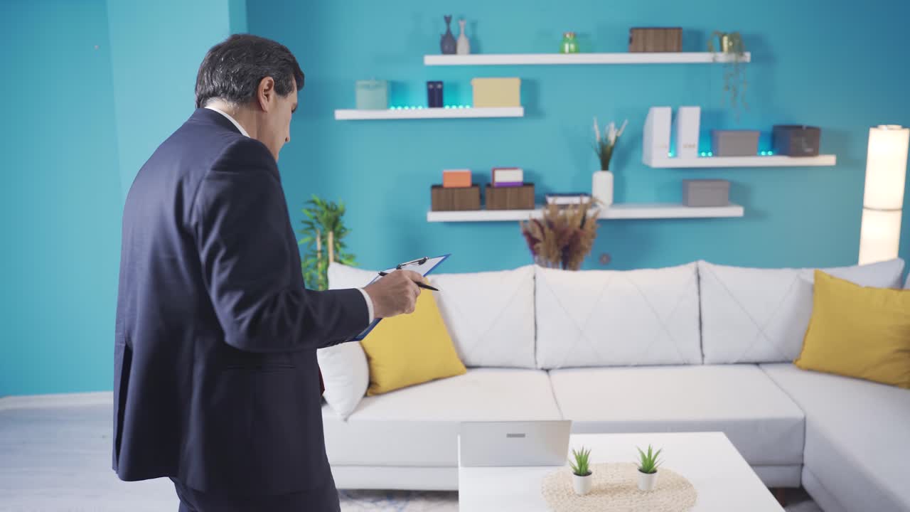 Enforcement officers foreclose on the debtor's house.