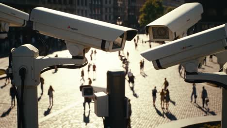 surveillance in urban space: exploring the dynamic interaction of cctv cameras and people in a bustling city environment