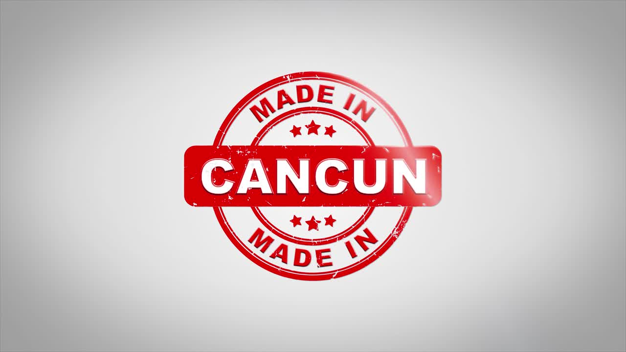 Made in Cancun Stamp