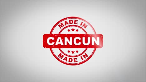 made in cancun stamp