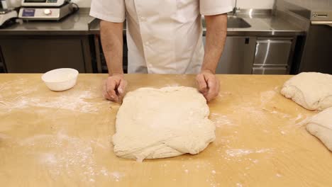 preparación de la masa de pan