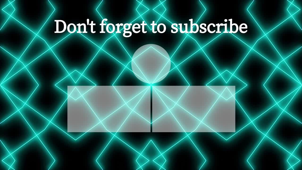 기하학적 패턴 검은 배경 엔드 카드 모션 그래픽