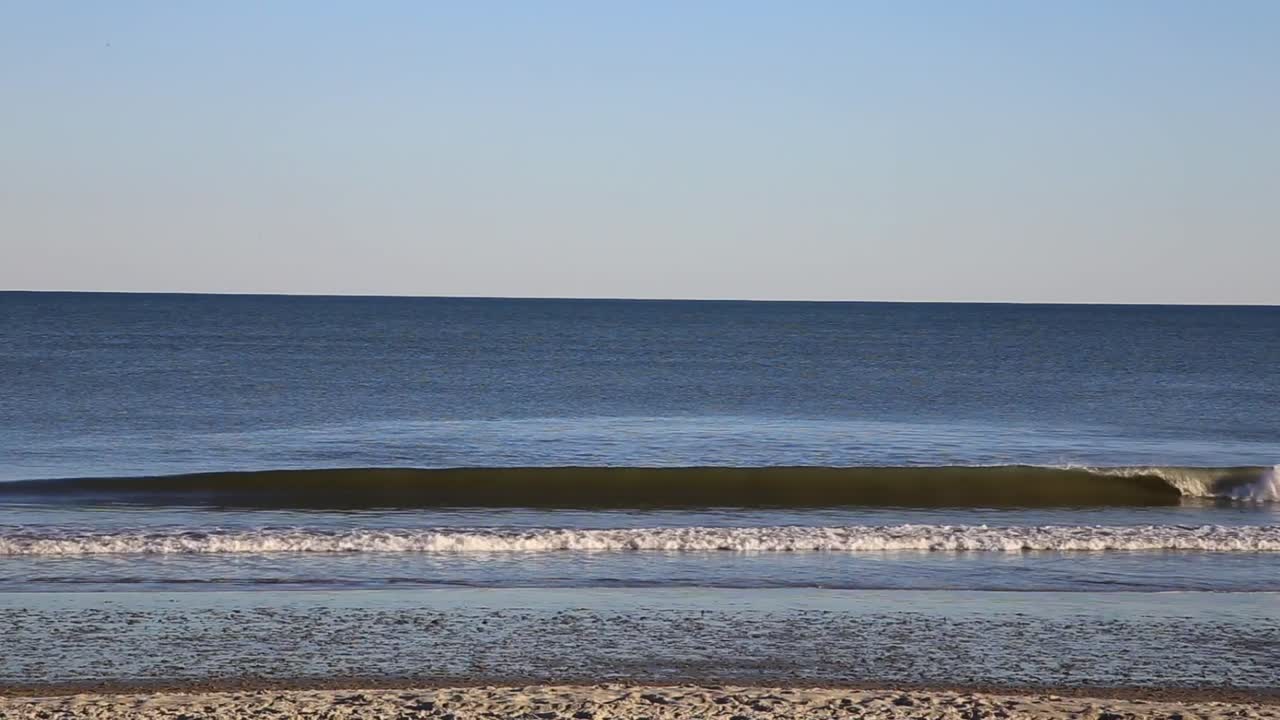 Ocean Atlantycki widziany z plaży Karoliny