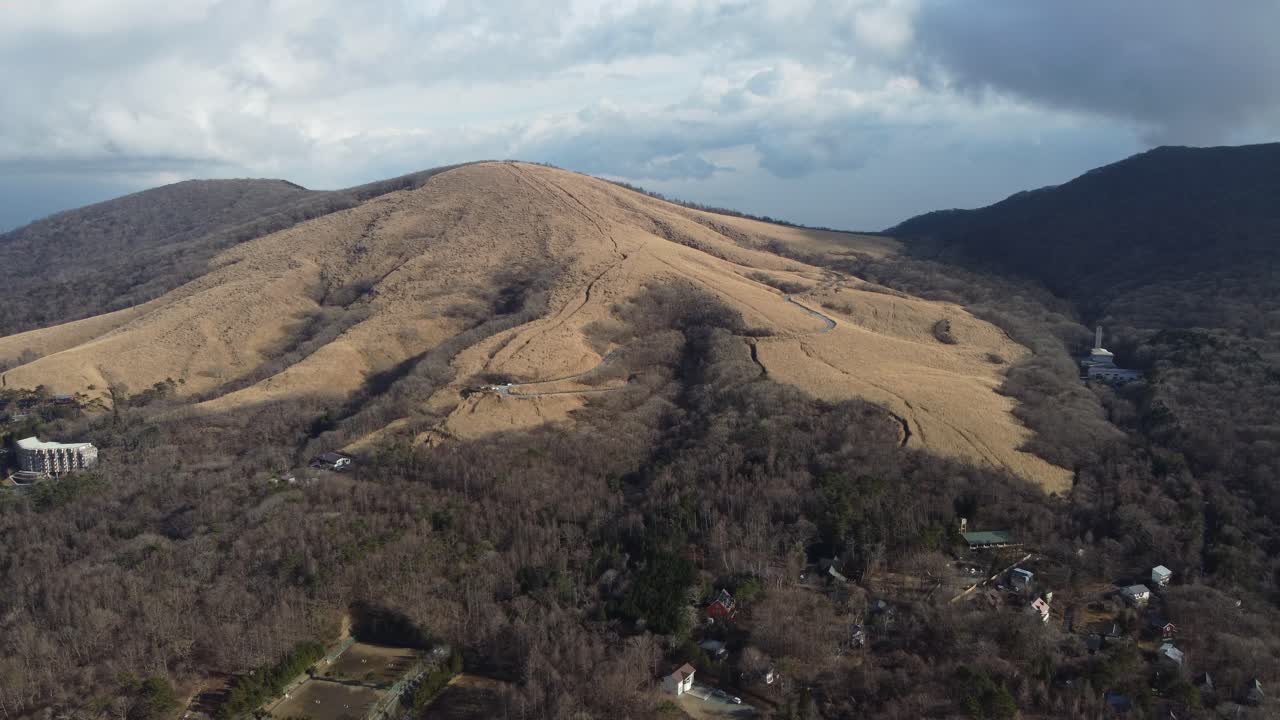 후지산에서 스카이라인 조감도. 후지산
