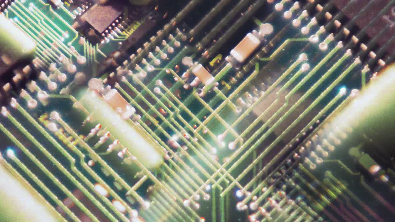 아날로그 회로판 애니메이션에서  ⁇