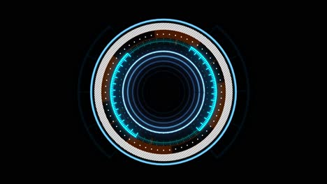 diseño futurista de la interfaz hud