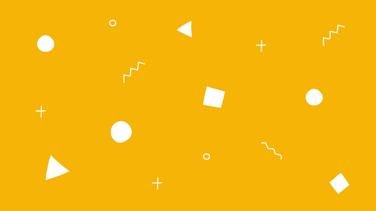 간단한 모양이 움직이는 루프 애니메이션 배경