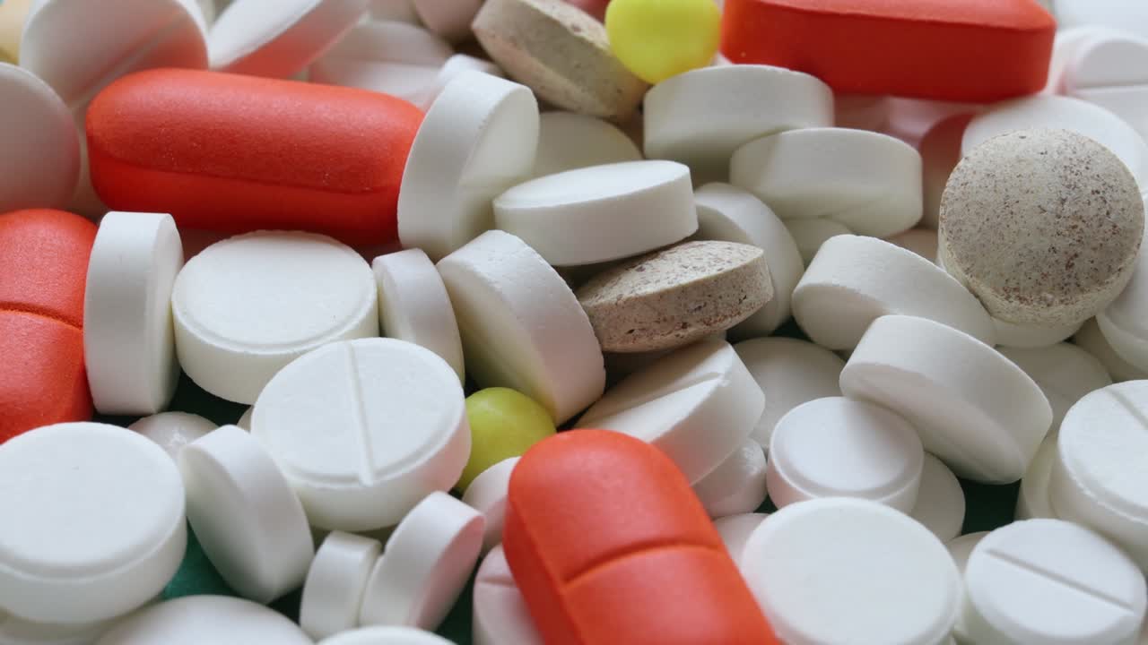 오렌지색 길한 태블릿 의약품