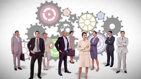 Business-team-standing-against-cogs-animation