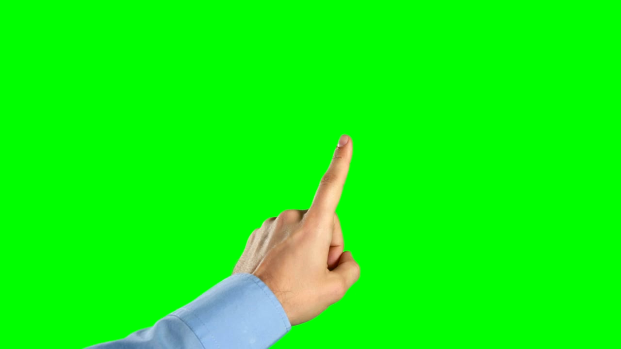 la mano de un hombre tocando la pantalla digital 4k