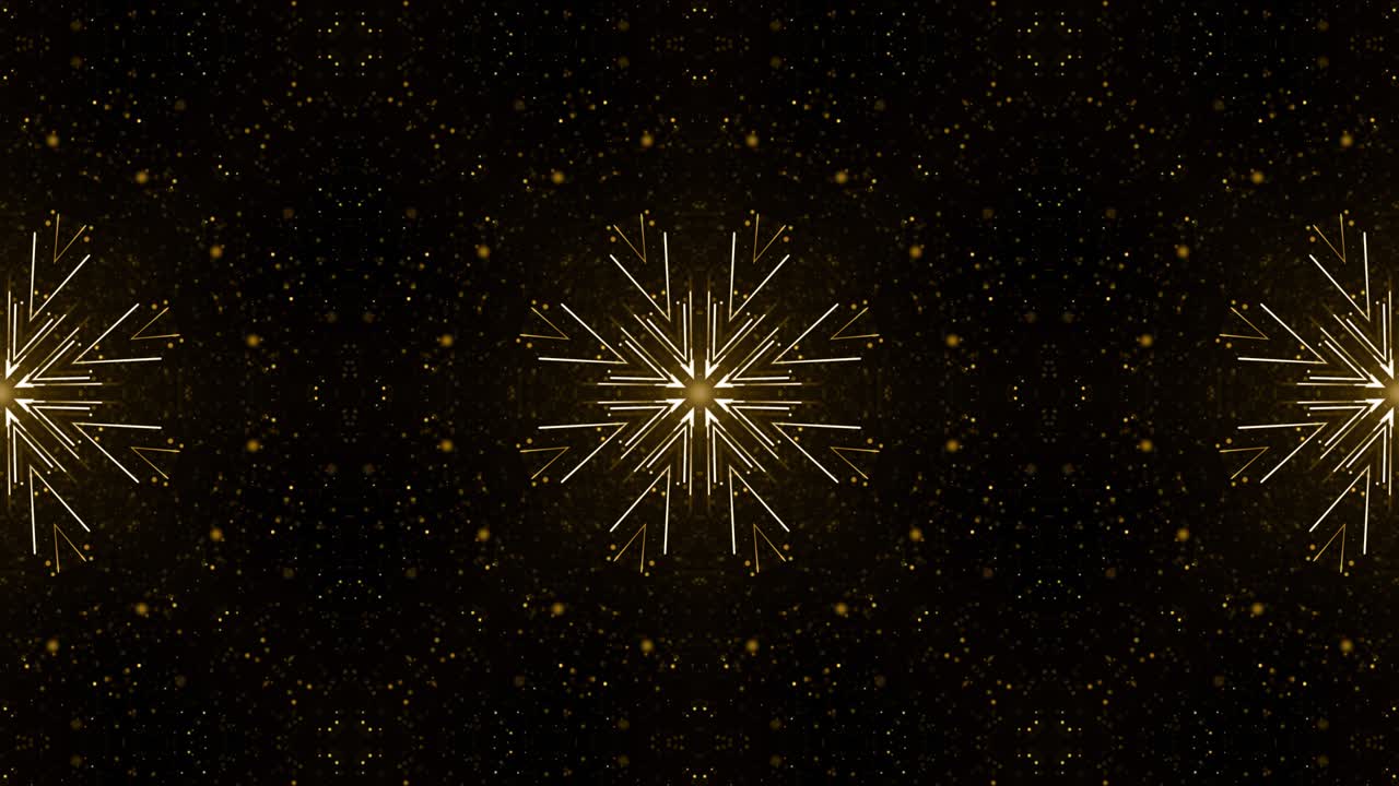입자 금 반이는 보케상 먼지 추상적인 배경 루프