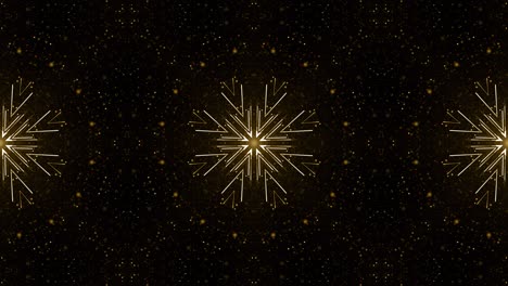 partículas de oro brillo bokeh premio polvo abstracto bucle de fondo