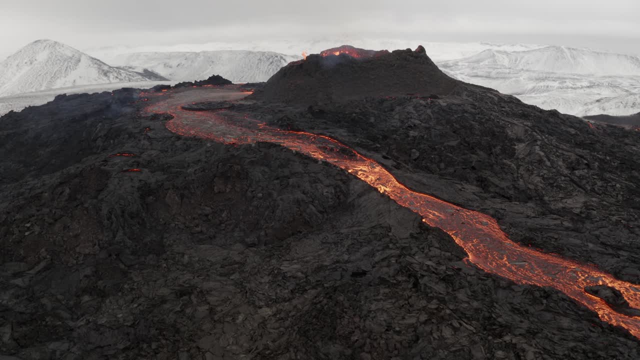 Erupting Volcano in Iceland