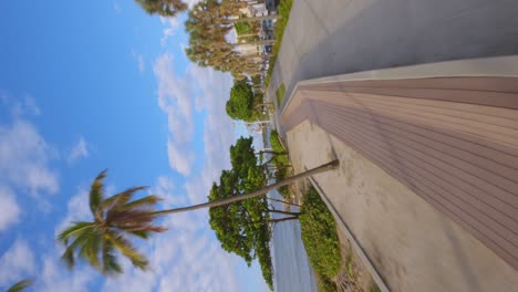 Promenade-and-rocky-coast-along-Malecon,-Santo-Domingo-in-Dominican-Republic