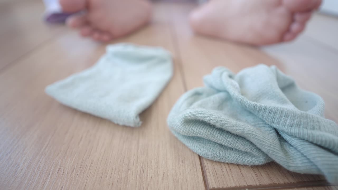 Socks on the floor