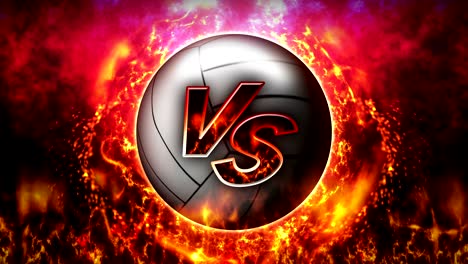 sports fight backgrounds, volleyball, loop animation,