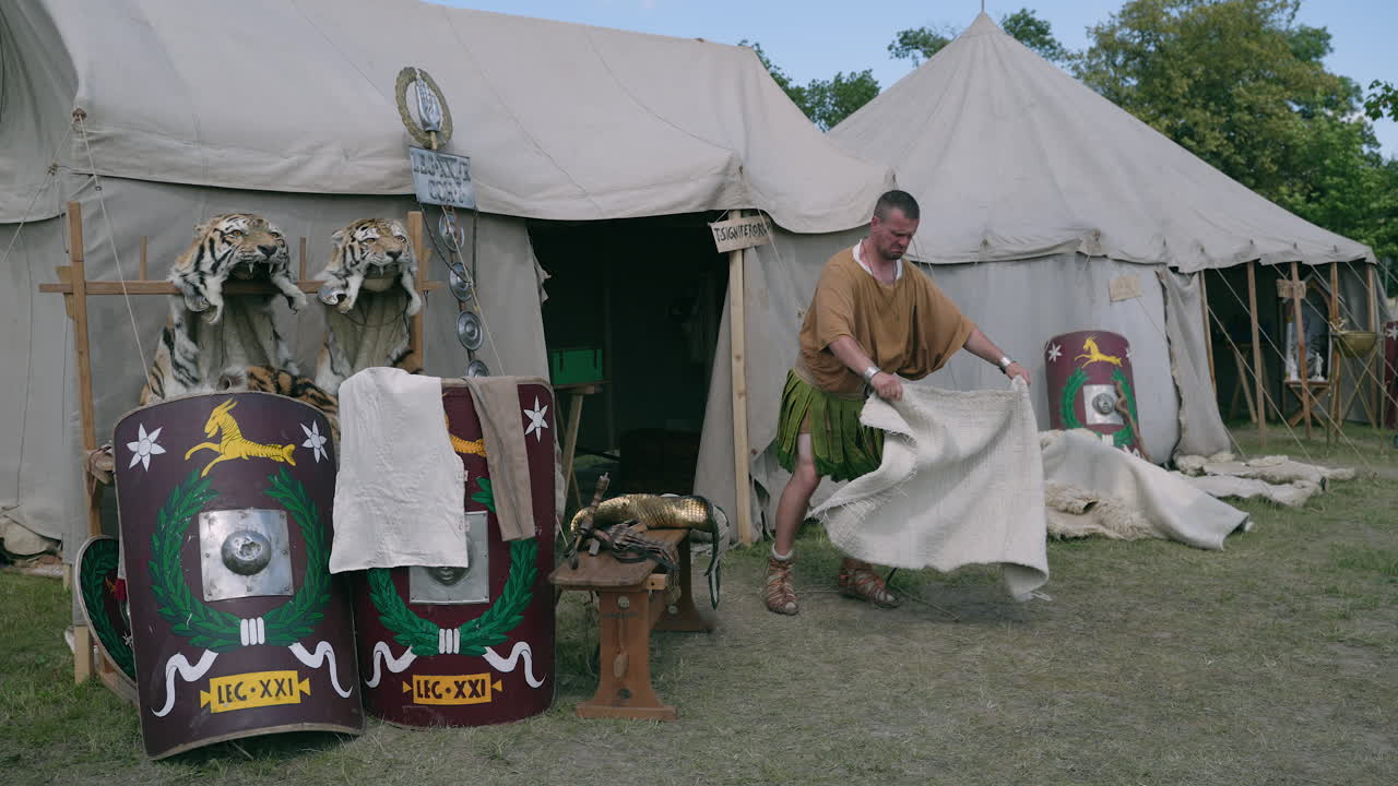 Roman Camp Reenactment