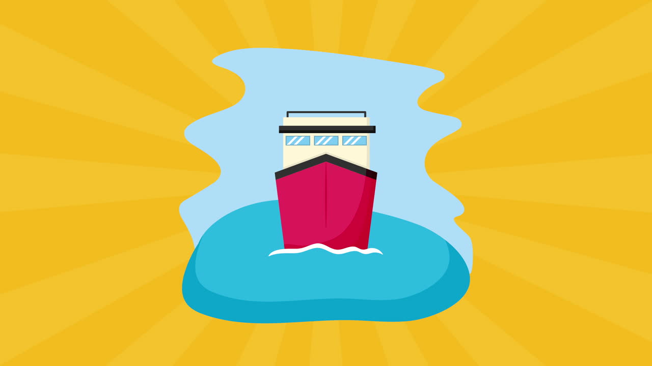 여름 휴가, 4k 영상 애니메이션