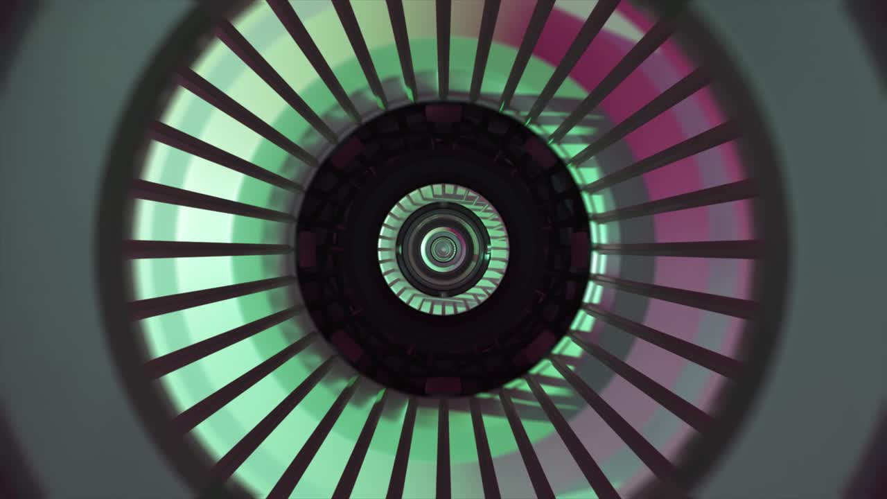 Abstracto Túnel futurista