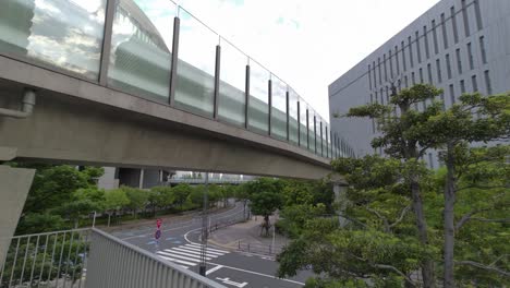 la cubierta peatonal de tokyo toyosu 2022