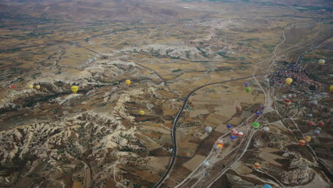 hot air balloon ride over cappadocia, turkey
