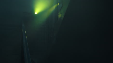 nighttime tactical operation in fog