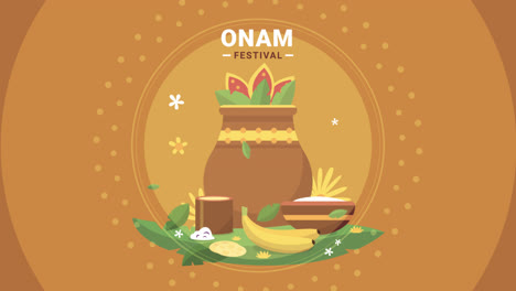 An-animation-of-Flat-indian-onam-illustration