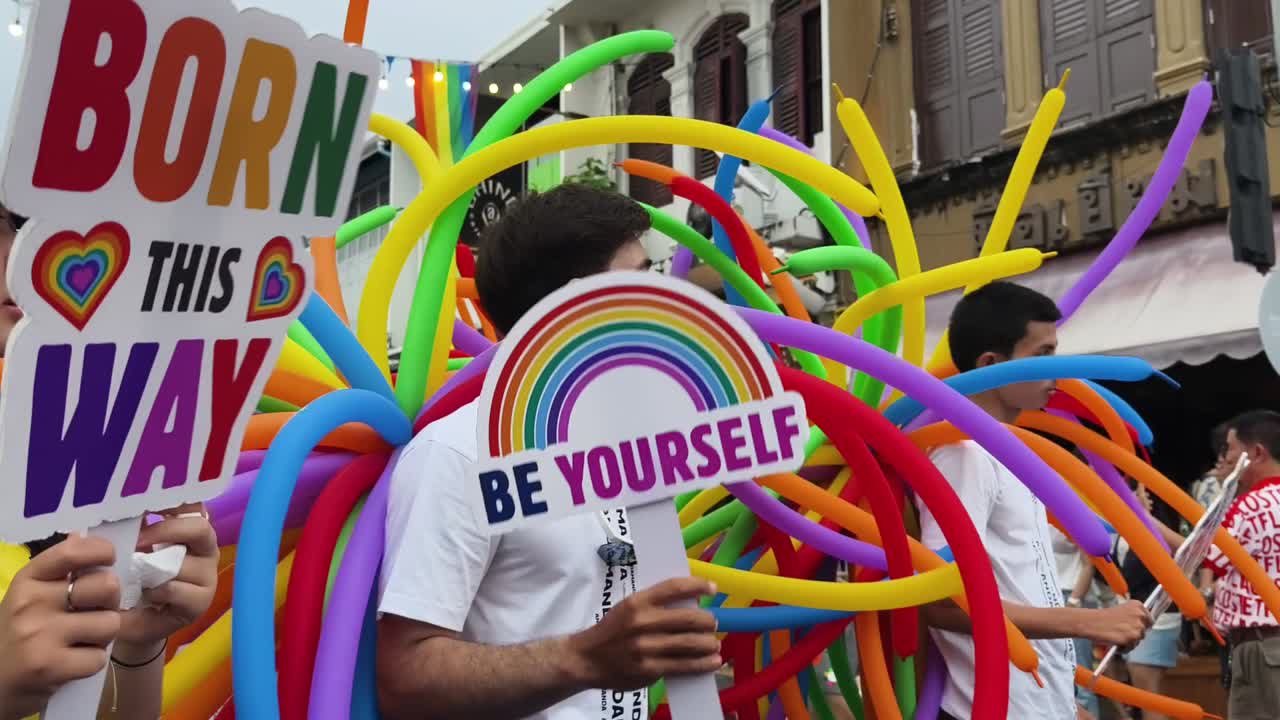 celebración del desfile del orgullo lgbtq+