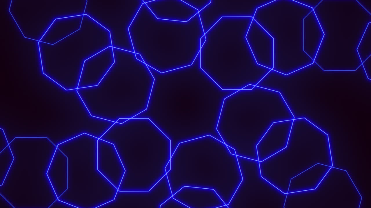 Radiant blue light pattern on black background
