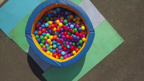 ball pit in a schoolyard