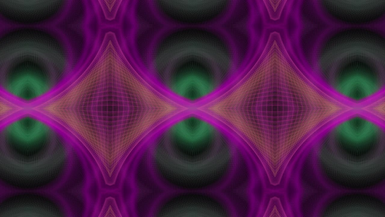 Moving kaleidoscope. 4K motion graphics