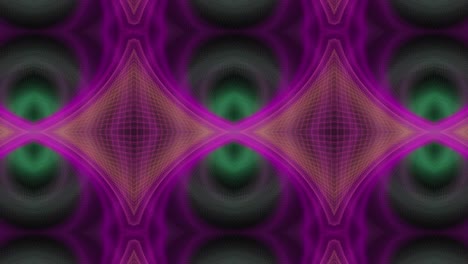 kaleidoscopio en movimiento. gráficos en movimiento de 4k