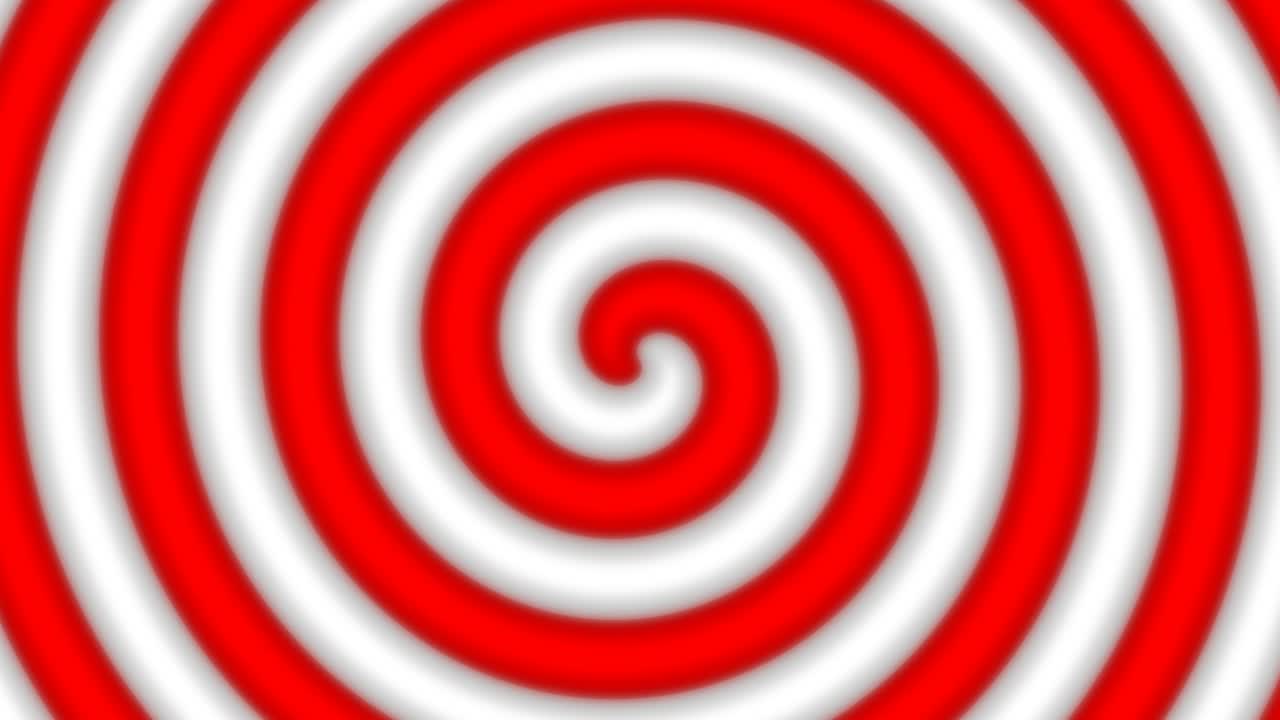빨간색과 색의 나선형