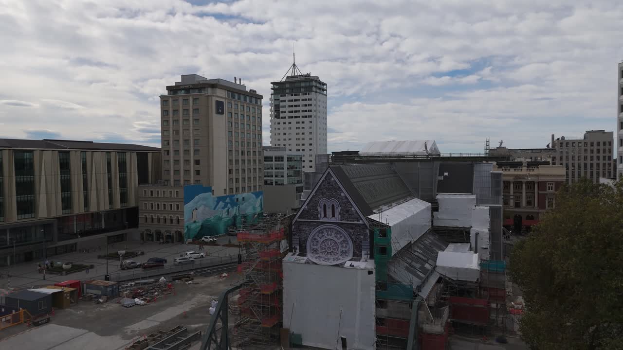 Renovation project, Christchurch Cathedral, earthquake structural damage
