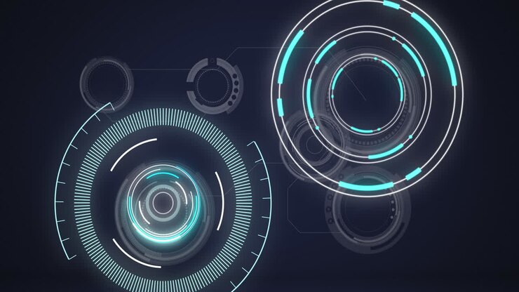 Animation of scopes scanning and data processing