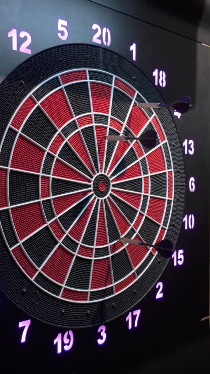 Darts on a Dartboard