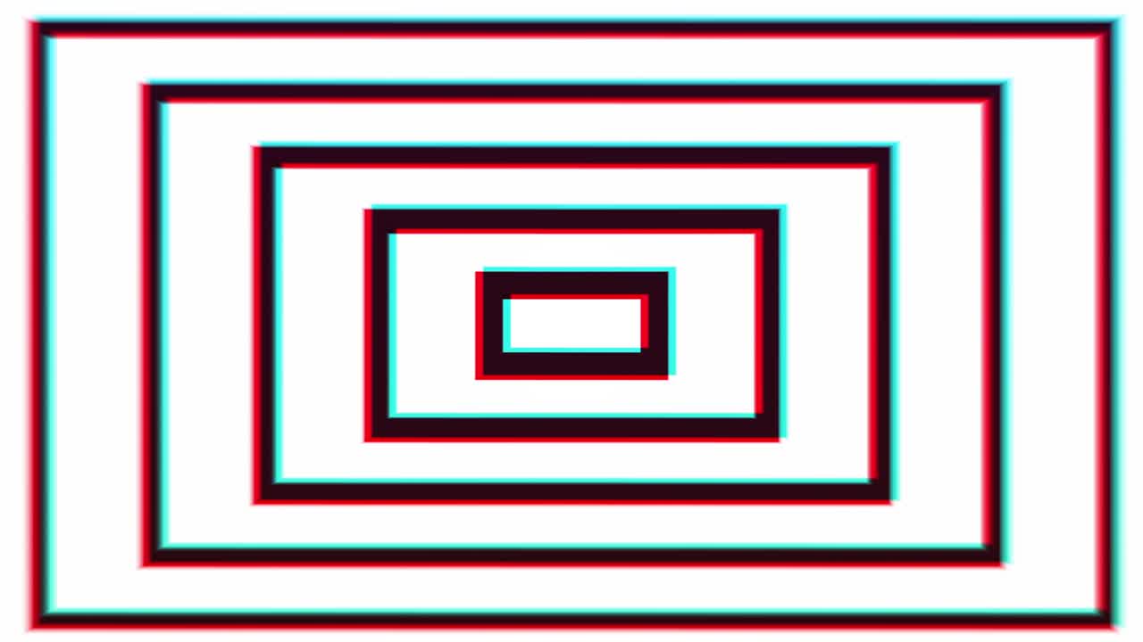 trippy rgb rectángulos en bucle, animación hipnótica abstracta