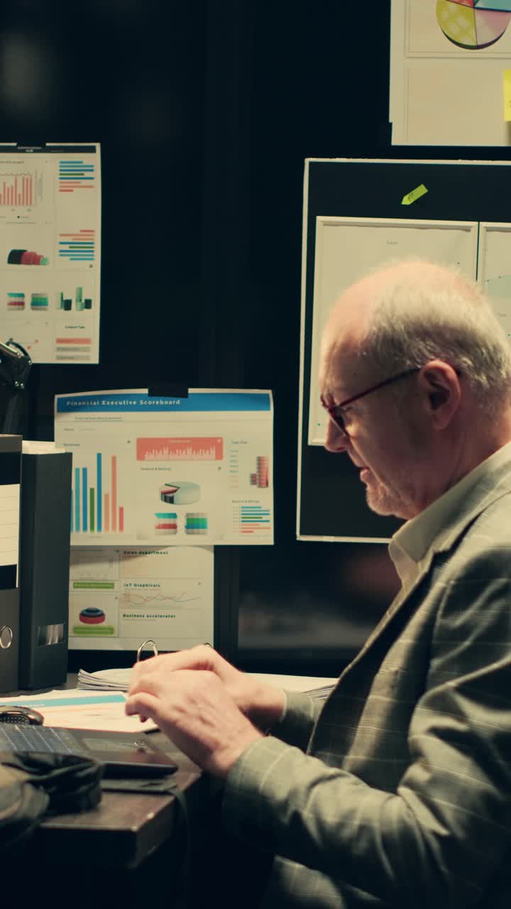 Vertical Video Team members cross reference data to track down potential suspect