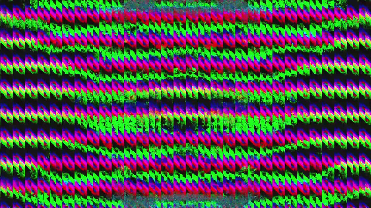 Sfondo iridescente con bagliore affascinante effetto 'bad trip'. Arte digitale