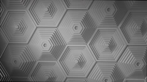 white minimalism. A mosaic surface with moving black triangles. Abstract geometric background. Cells. Wave. Loop animation. 4K. 3d. Animation for a business presentation