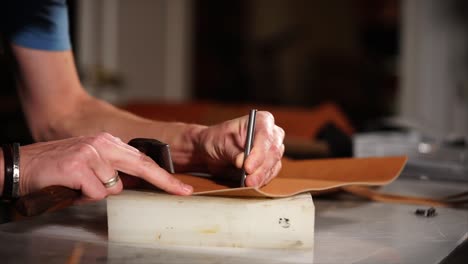 leatherworking process