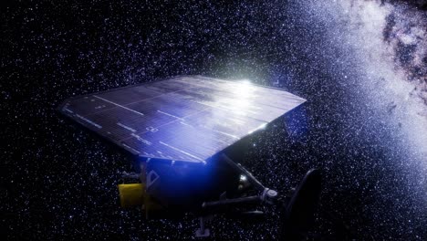 the space probe deep impact mission